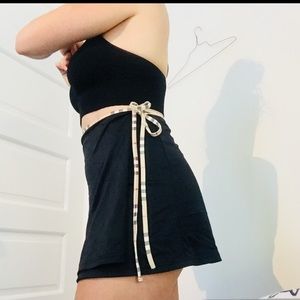 Black Burberry skirt
